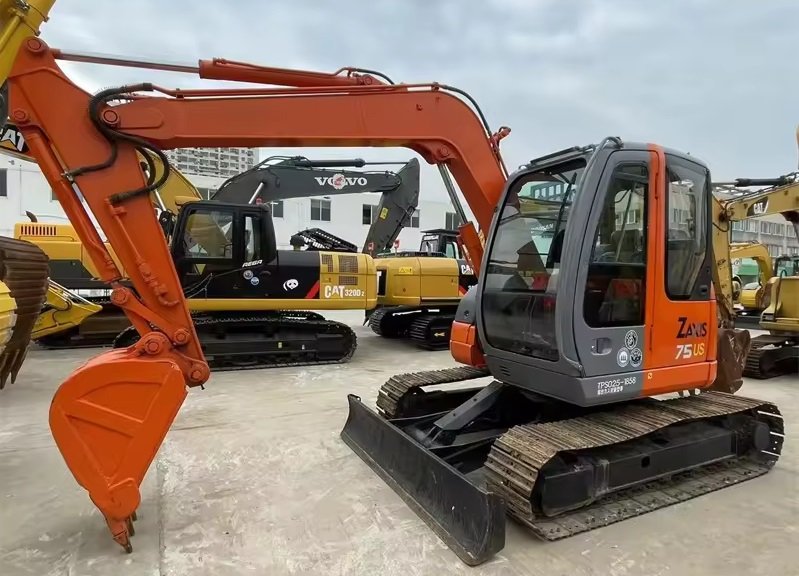 Used Hitachi ZX75 excavator