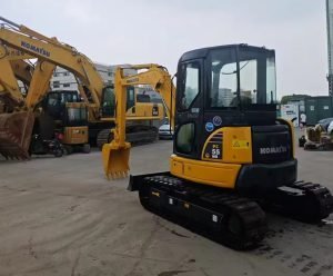 Used komatsu pc55MR excavator