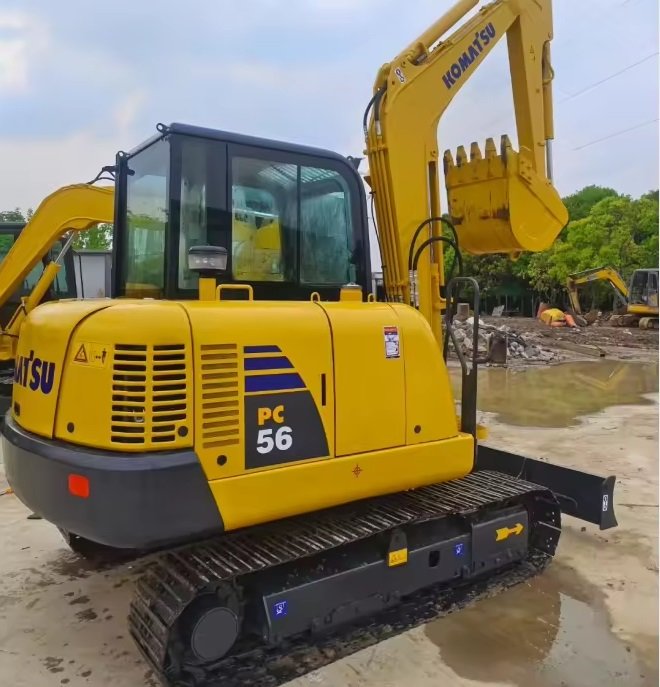 Used komatsu pc56 excavator