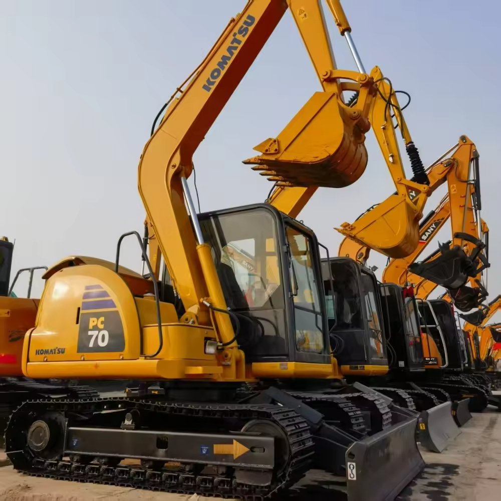 Used komatsu pc70-8 excavator