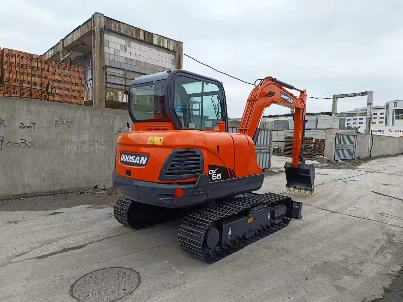 Used Doosan DX55 excavator