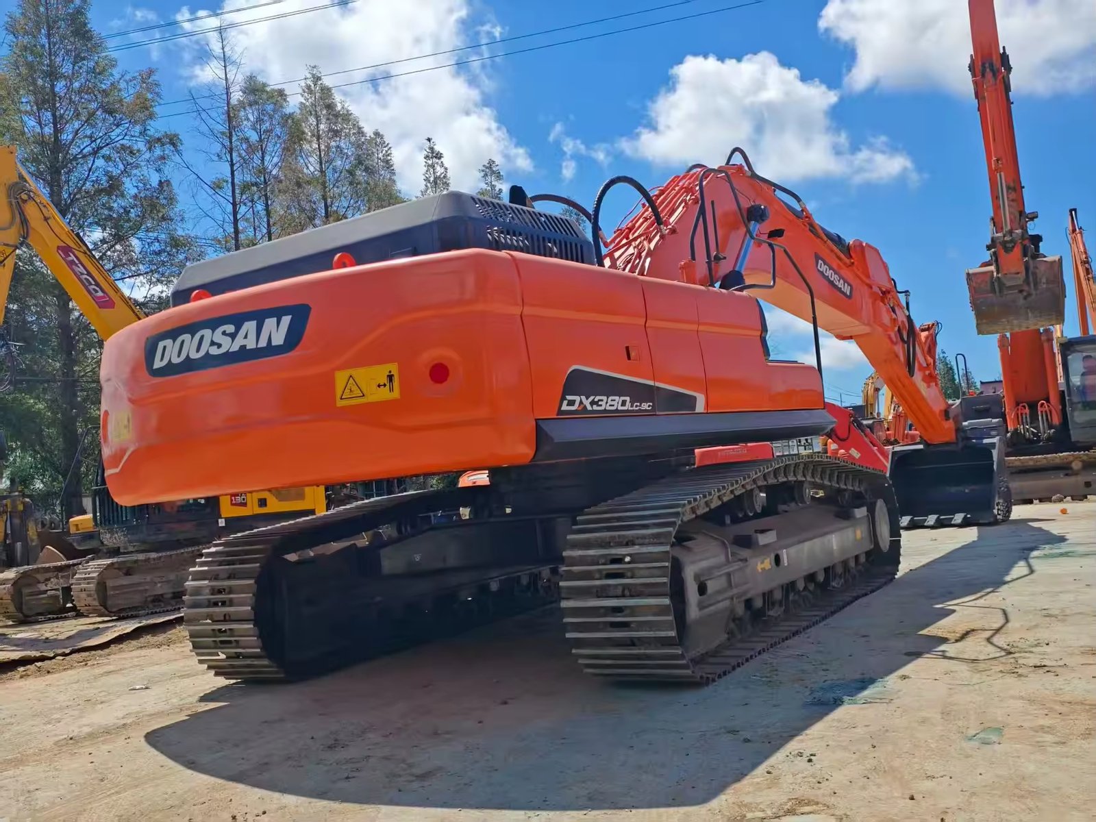 Used Doosan DX380 excavator