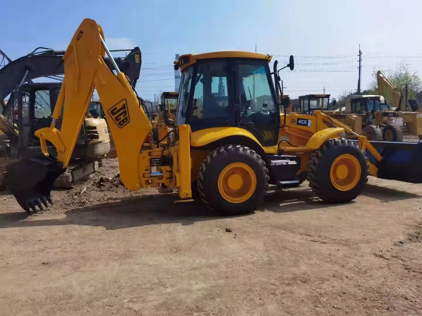 Used JCB 4cx backhoe
