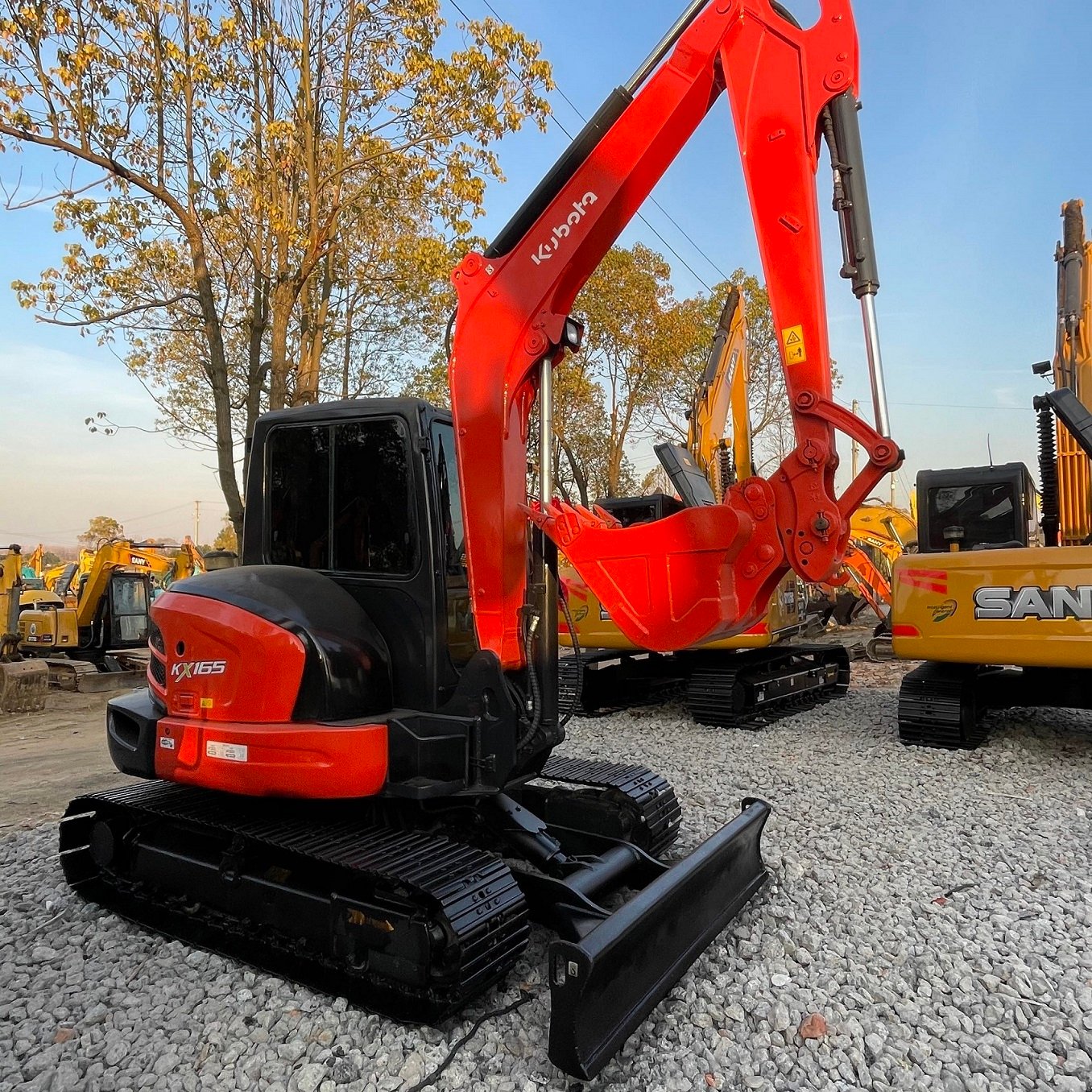 Used kubota kx165 excavator